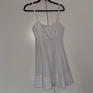 Club Monaco White Fit and Flare Dress